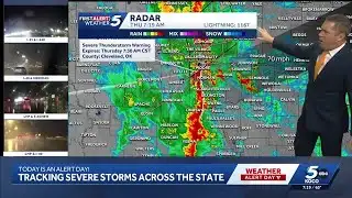 Tracking severe storms in Oklahoma