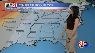 Tracking some cooler temperatures heading into the end of the weekend