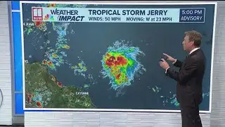 Tracking Tropical Storm Jerry