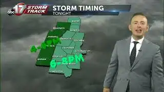 Tracking two rounds of storms to start the weekend