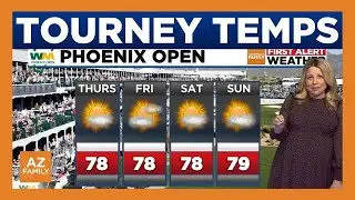 Tracking weather this week for WM Phoenix Open
