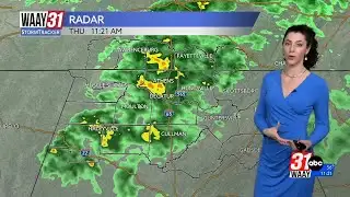 Tracking widespread rain and isolated storms on Thursday