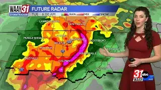 Tracking widespread, torrenital Tuesday Rain