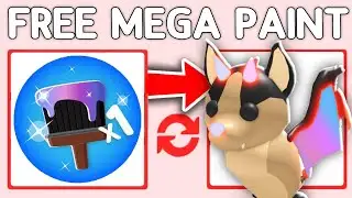 Trading FREE MEGA NEON Paints In Adopt Me! New Update