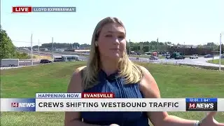 Traffic Alert: Lane shift on WB Lloyd Expressway