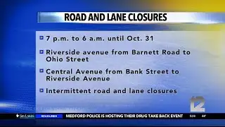 Traffic Alert: Road and Lane closures