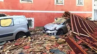 Tragedy in Portugal: Hurricane-force winds caused great damage