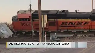 Train derails near Vado, New Mexico