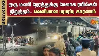 Train Stopped | Signal Problem | All Trains Stopped in Chengalpattu | Sun News