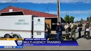 Training exercise for law enforcement held at Glenn County Fairgrounds