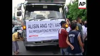 Transport groups protest oil prices