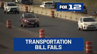 Transportation funding bills fail as Oregon Legislative Session ends