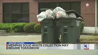 Trash pickups remain suspended on Wednesday in Memphis
