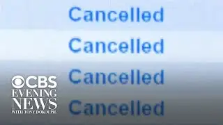 Travel cancellations pile up amid winter storm