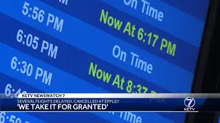 Travelers frustrated as nationwide flight cancellations hit Omaha