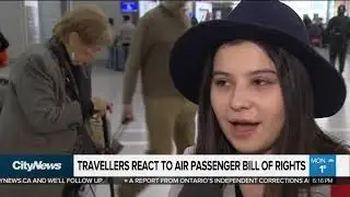 Travellers react to new airline rules