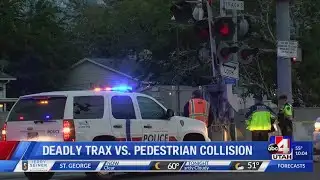 TRAX train hits, kills pedestrian in Murray