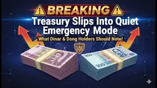 Treasury in "QUIET EMERGENCY" Mode: What Dinar & Dong Holders Must Do! 🚨