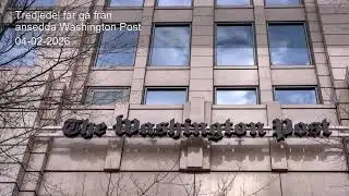 Tredjedel får gå från ansedda Washington Post