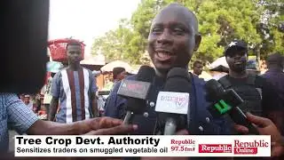 Tree Crop Development Authority Takes Action Against Smuggled Cooking Oil