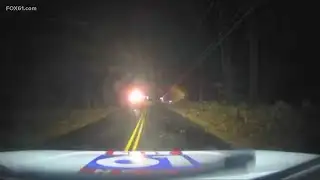 Trees pull down power lines in Tolland