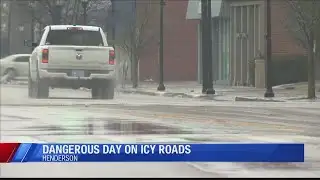 Tri-State drivers see dangerous day on icy roads