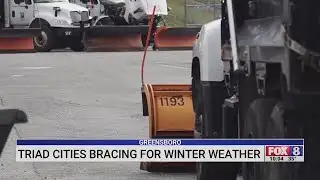 Triad cities brace for winter weather