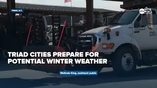 Triad cities prepare for potential winter weather