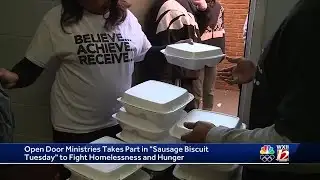 Triad organizations serve breakfast for community members in need