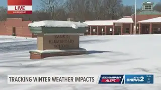 Triad schools make decisions for Monday with heavy snow adding to already treacherous roads