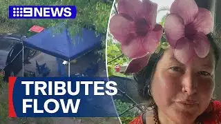 Tributes flow for support worker found dead in Queensland home | 9 News Australia