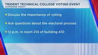 Trident Technical College Voting Event today