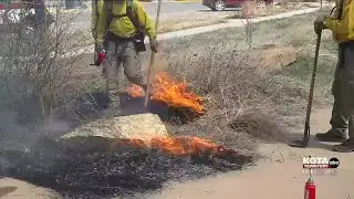 Trinity Eco Prayer Park prescribed burn