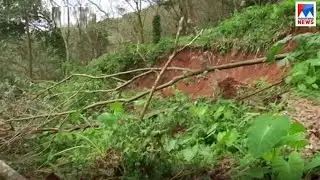 പീച്ചിഡാമിന് സമീപമുള്ള പട്ടിലുംകുഴി മലയുടെ ഒരു ഭാഗം ഇടിഞ്ഞു  |Trissur peechi dam- land slide