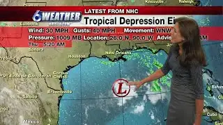 Tropical depression is heading towards Texas coast