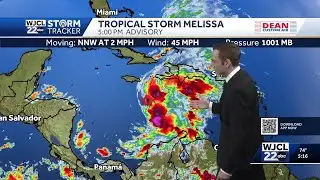 Tropical Storm Melissa 5 PM Update | 10/23/25