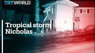 Tropical Storm Nicholas makes landfall in Texas