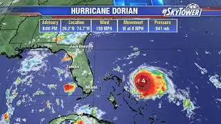 Tropical weather forecast & Dorian update #2: August 31, 2019
