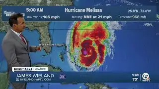 TROPICS: Hurricane Melissa approaches Bermuda