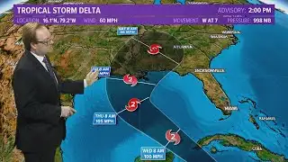 Tropics Update: Tropical Storms Gamma, Delta