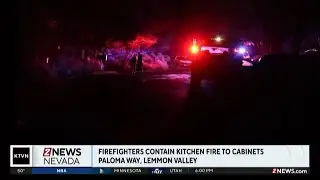 Truckee Meadows firefighters extinguish kitchen fire