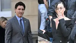 Trudeau cops harsh grilling at Davos while ‘stony-faced’ Katy Perry awkwardly stands beside him