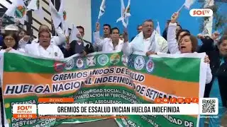 Trujillo: EsSalud unions begin indefinite strike