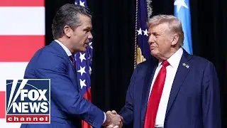 Trump addresses top military leaders at Quantico