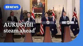 Trump administration spruiks progress on AUKUS | ABC NEWS