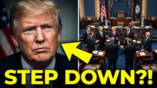 Trump BEGS as Senate DEMANDS STEP DOWN or Impeachment