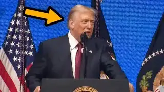 Trump can barely stand or speak as audience SILENT