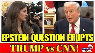 Trump Clashes With CNN’s Kaitlan Collins Over Epstein Question at White House