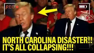 Trump FALLS APART During DISASTER SPEECH in NC