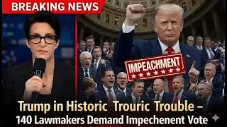 Trump in Historic Trouble – 140 Lawmakers Demand Impeachment Vote